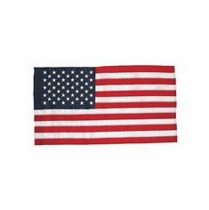 USA Rayon Ceremonial Parade Flag 4'4" x 5'6" (No Fringe)
