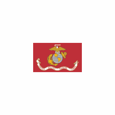 USMC 5x8Ft Outdoor Nylon Flag