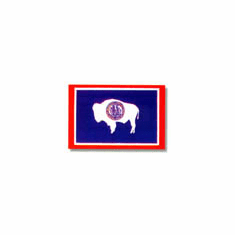 Wyoming Flag 4 x 6Ft Nylon Valley Forge Brand