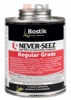 Bostik Never Seez NSBT-16 <br>Regular Grade Copper Anti-Seize<br>16 oz. Brush Top Can