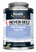  Bostik Never Seez NPBT-16<br>Pipe Compound With PTFE<br>1 lb. Brush Top Can
