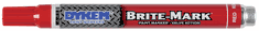 Dykem Brite-Mark Medium Tip<br>Red Permanent Paint Markers<br>(Box of 12)