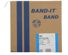 BAND-IT C20299: 1/4" Width <br>201 Stainless Steel Strapping<br>(100 Ft. Roll)