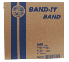 C203 Width 3/8"<br>201 Stainless Steel Strapping<br>(100 Ft. Roll)