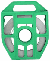 C405G9 width 5/8" Green Tote<br>201 Stainless Steel Strapping<br>(100 Ft. Roll)