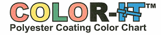 Color-It Polyester Coating Color Chart