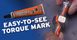 Dykem Cross Check Torque Seal<br>Tamper Proof Marker (Orange)<br>Box / 24