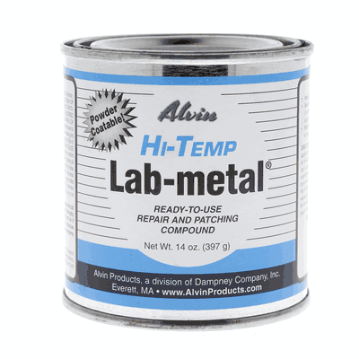 Alvin Hi Temp Lab Metal<br>Metal Repair Putty (14 oz. Can)