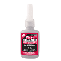 Vibra Tite Red 140 - 10 ML<br>High Strength Threadlocker<br>(For Fasteners up to 1" in Diameter)