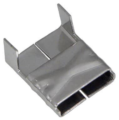Band It L15499 - 1/2"<br>201 Stainless Steel Clips<br>(Box of 100)