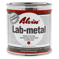 Alvin Lab Metal Repair Putty<br> (12 oz. Can)
