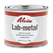 Alvin Lab Metal Repair Putty<br> (6 oz. Can)