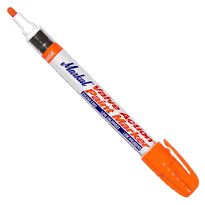 Markal Valve Action Paint Markers<br>96824 Xylene Free Orange (12/Box)