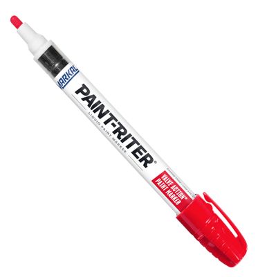 Markal Valve Action Paint Markers<br>96822 Xylene Free Red (12/Box)
