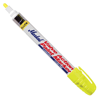 Markal Valve Action Paint Markers<br>96821 Xylene Free Yellow (12/Box)