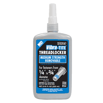 Vibra Tite Blue 121 - 250 ML<br>Medium Strength Threadlocker<br>(For Fasteners 1/4" -3/4")