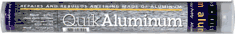 QuikAluminum Epoxy Putty Stick <br>For Aluminum Repair & Rebuilding<br>Polymeric Systems Inc. (7" Tube)