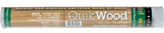 QuikWood Epoxy Putty Stick <br>For Wood Repair And Rebuilding<br>Polymeric Systems Inc. (7" Tube)