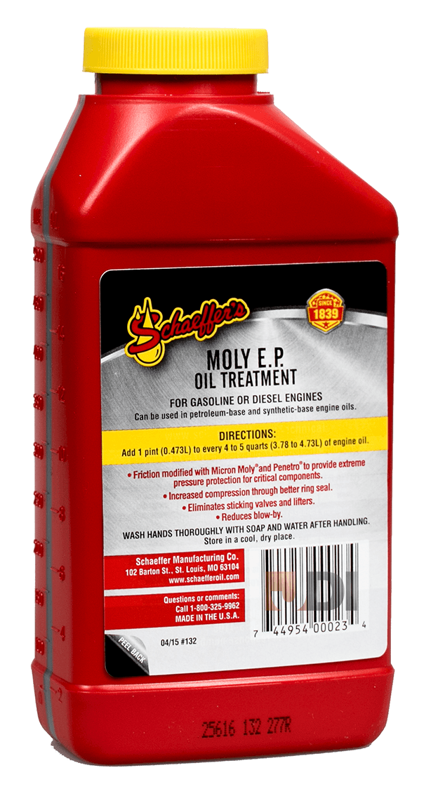 Schaeffer 132 Moly E.P. Engine Oil Treatment Fuel Additives