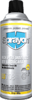 Sprayon LU708 (S00708)<br>High-Performance Dry Lubricant<br>With P.T.F.E.