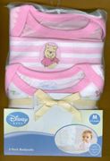 Disney Winnie the Pooh 3 Pack Bodysuits Pink 6-9 Months