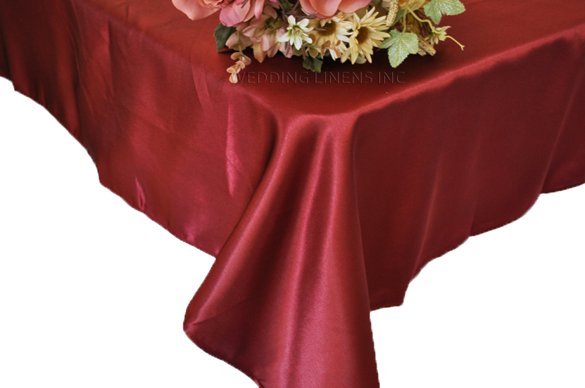 rectangular Banquet Table Overlays