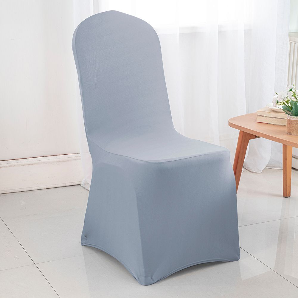 Dusty Blue Spandex Banquet Chair Covers Wholesale