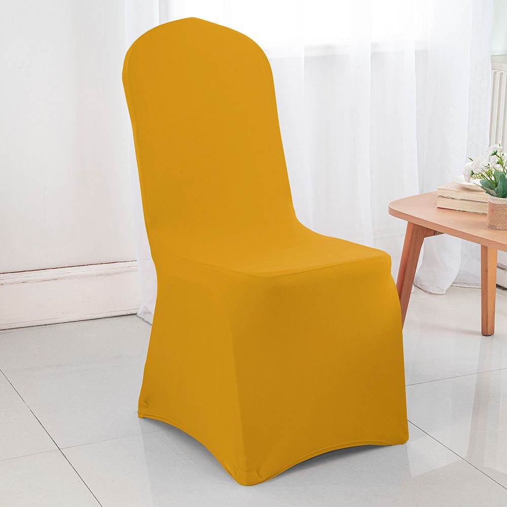 gold spandex Banquet chair covers wholesale