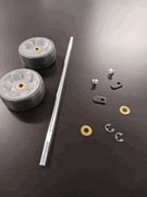 Carpet Pro CPU3N 3QD Vacuum Axle Kit Special Order Item
