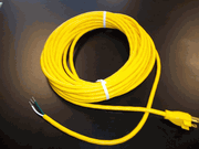 Lindhaus LS38 Electric Power Cord Yellow 3X18 