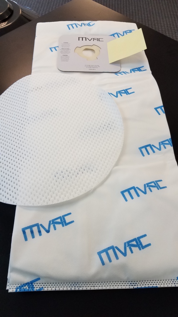 MVAC M4 Central Vacuum Bags TDSAC43M 6 Pack with 2 Round Filters