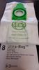 Sebo E1 E2 E3 Vacuum 8 Pack AeraPure Bags 8300AM