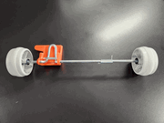 Sebo G4 G5 Vacuum Axle with Wheels Spring and Foot Pedal 5051HG Special Order Item