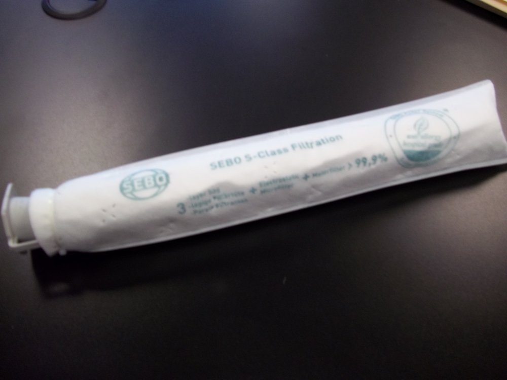 Sebo Mechanical 300 and 350 Micro Hygiene Filter 5036er