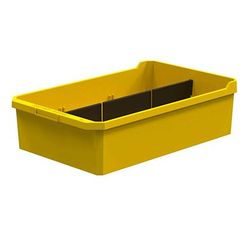 Shelf Bin w/ Divider<br/>(18.87 � 11.87 � 5.25 in)