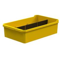 Shelf Bin w/ Divider<br/>(18.87 × 11.87 × 5.25 in) Shelf Bin w/ Divider<br/>(18.87 × 11.87 × 5.25 in)