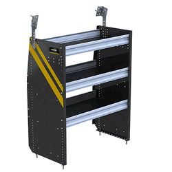 36W x 20D x 44.5H<br/>(Steel/Black)