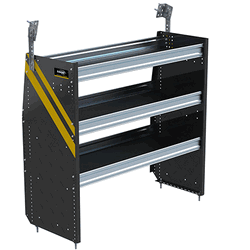 48W x 20D x 44.5H<br/>(Steel/Black)