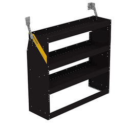 48W x 44.5H x 14D<br/>(Steel/Black)