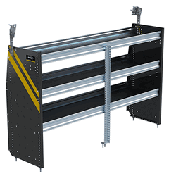 72W x 20D x 44.5H<br/>(Steel/Black)