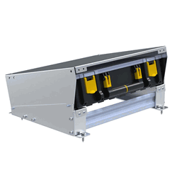 Floor Mounted Holder w/ Case<br/>(14D x 17W x 8.5H)