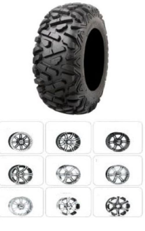 12" UTV Wheel Package with Trilobite Tires