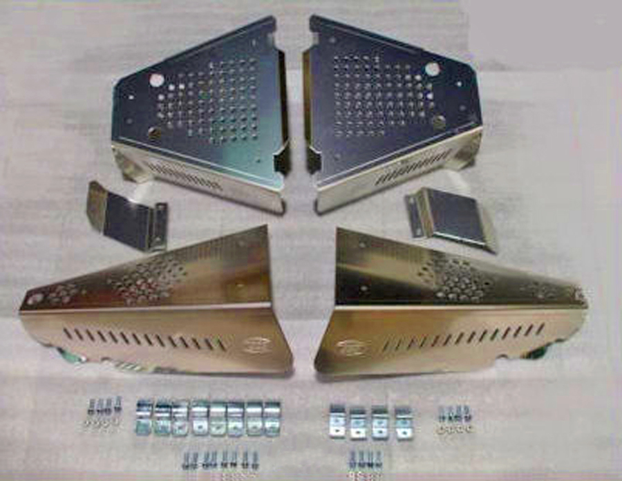 20102014 Polaris Ranger XP 800 Aluminum Cv Boot Guard Set