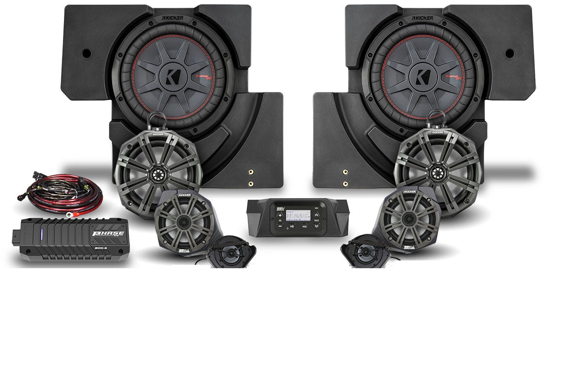 SSV Works Phase X Kicker 8Speaker PlugandPlay System for CanAm