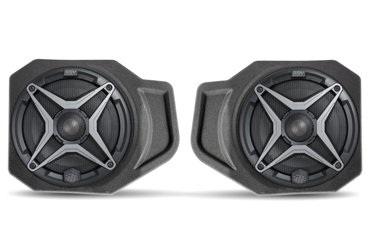 Polaris Ranger Accessories SAUTVS Under Dash Speaker Pods For Ranger 1000/XP 18-24, Under 6x9 Car Speakers