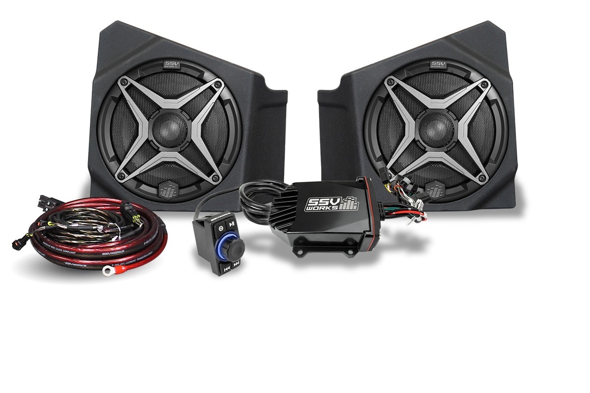 SSV Works 2Speaker AudioKit for 2023 Kawasaki KRX 1000