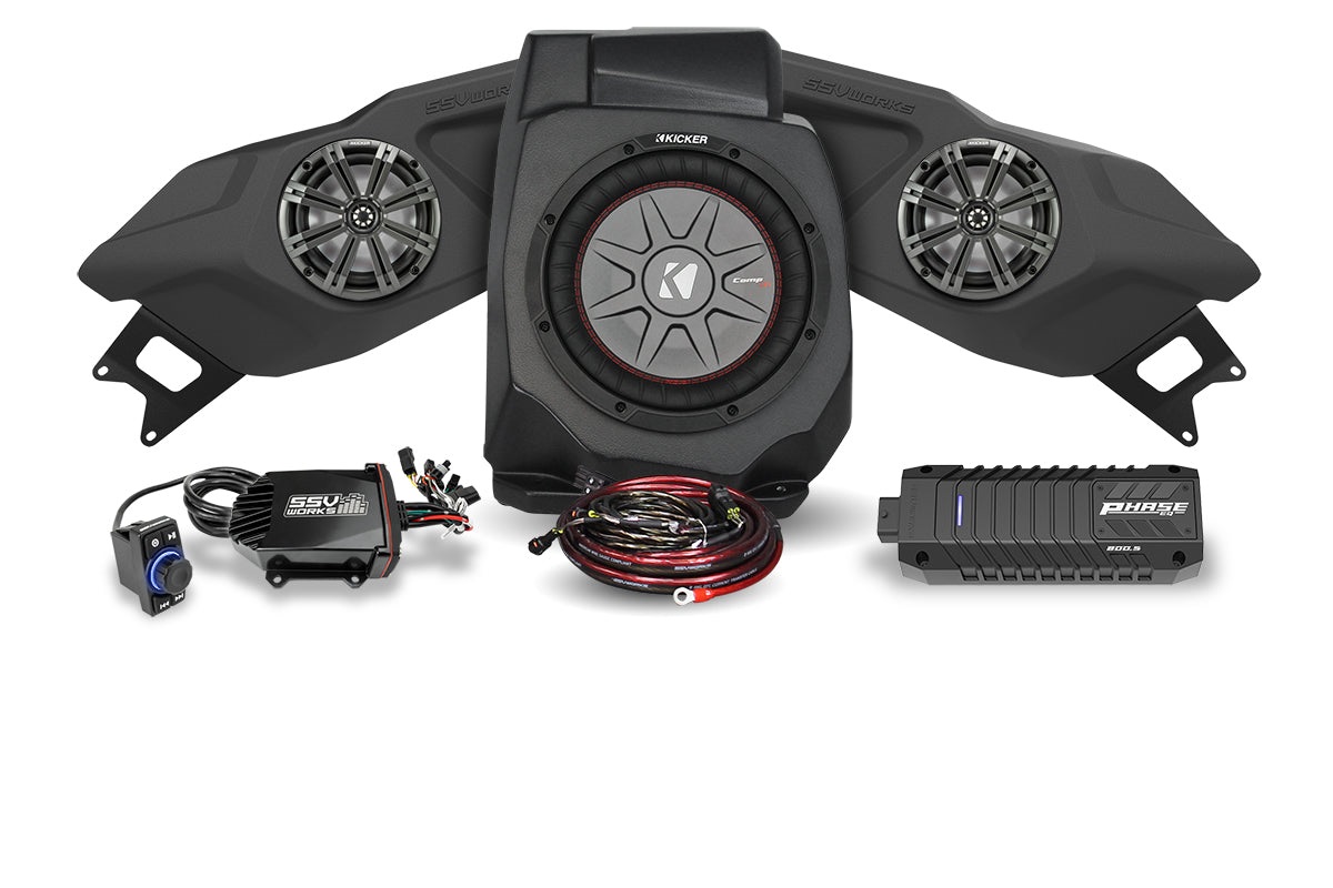 SSV Works Kicker 3Speaker Plug&Play System for 2023 Polaris RZR Pro