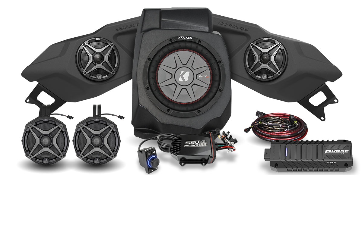 SSV Works 5Speaker Plug&Play System for 2023 Polaris RZR Pro