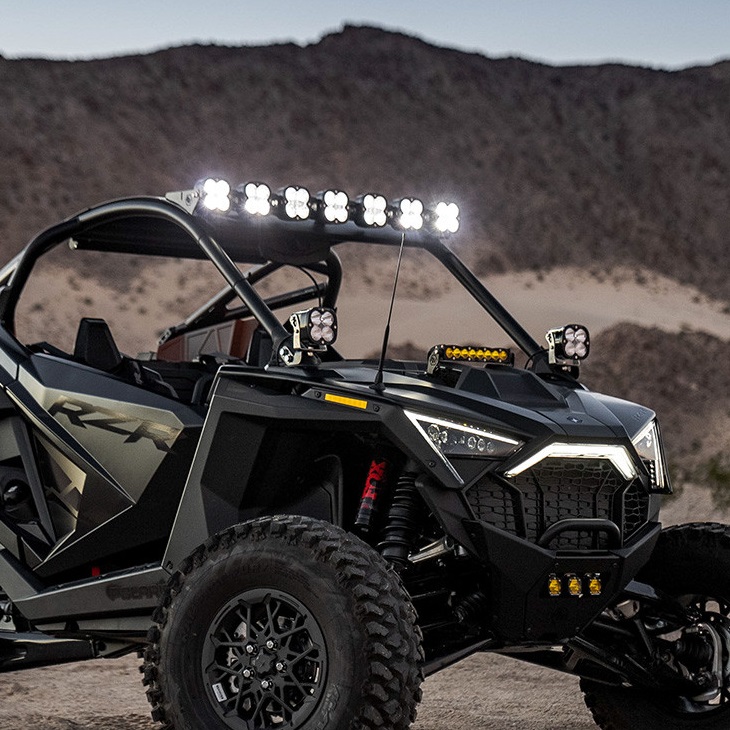 Baja Designs 7 XL Linkable Roof LED Light Pod Bar Kit for Polaris RZR
