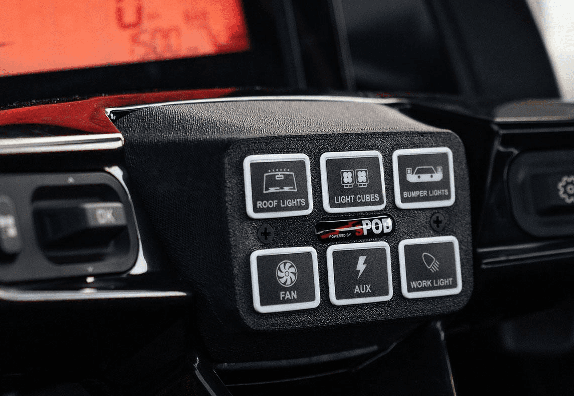 Baja Designs CanAm Maverick R 2024 Mini6 Steering Wheel Mount Kit